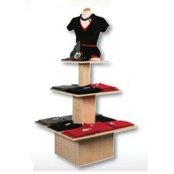 Pyramid in wood, maple - H120 cm