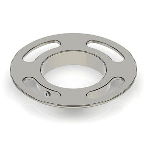 Around fittings, silver, for Crowd Barrier banner pole