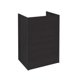 Slimline skiva - med neds&auml;nkt hylla f&ouml;r kassaregister, Svart