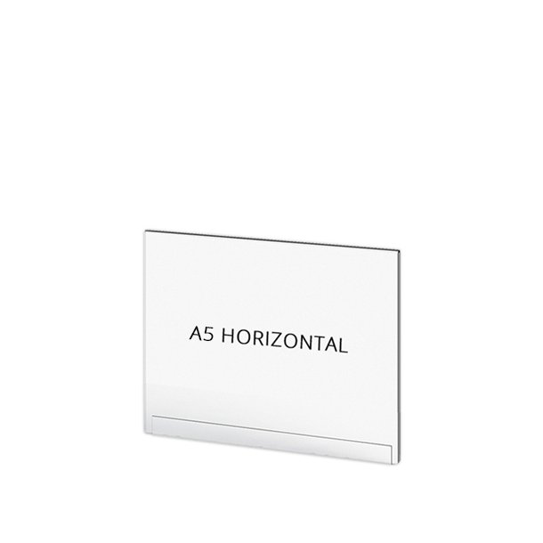 Akryl Pocket Frame, Horisontal, Till Crowd Barrier