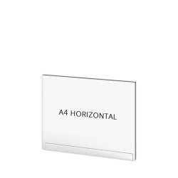 Acrylic Pocket Frame, Horizontal, For Crowd Barrier