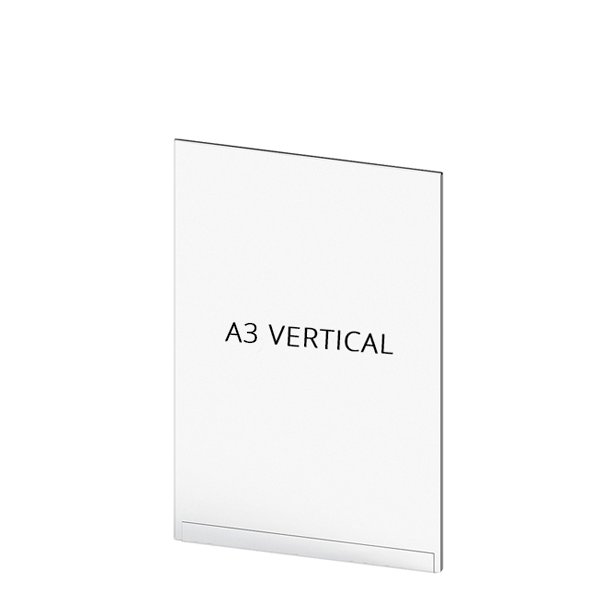 Acrylic Pocket Frame, Horizontal, For Crowd Barrier