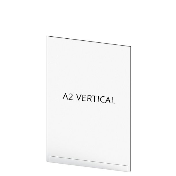 Acrylic Pocket Frame, Horizontal, For Crowd Barrier