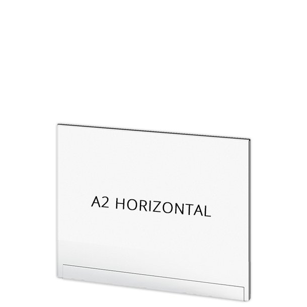 Acrylic Pocket Frame, Horizontal, For Crowd Barrier