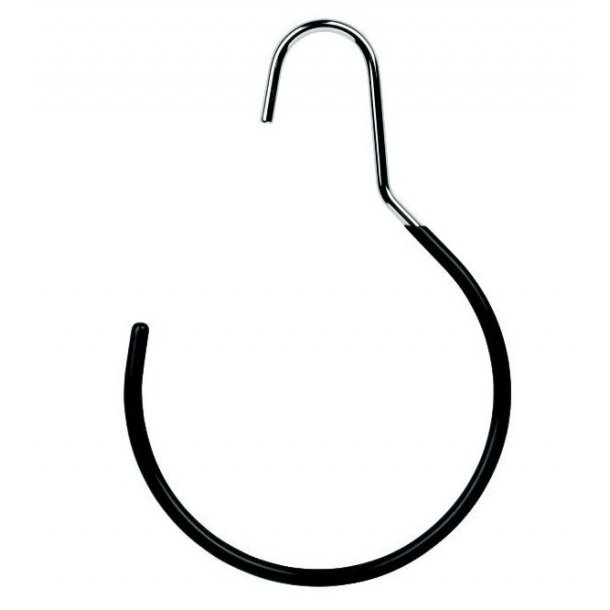 Scarfring in metal with black, non-slip rubber - 25 pcs