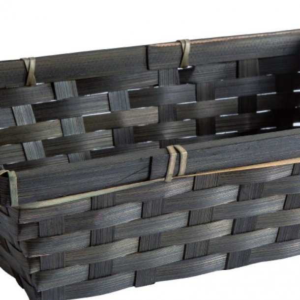 Gift basket - black - W26 x D18 x H7.5 cm