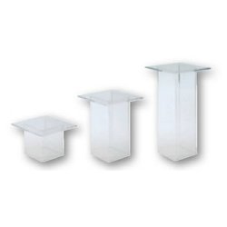 Kvadratiske piedestaler, Akryl, St med 3