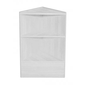 Slimline skiva - Hörnmodul, Vit