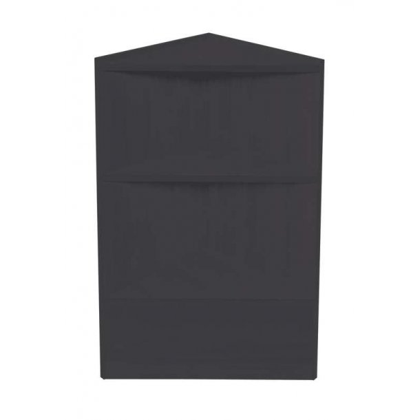 Slimline disk - Corner module, Black