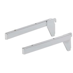 Shelf brackets for Pipe-Line and Framework wall systems
