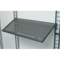 Shelving units with metal hole plate, straight and angled, - for Pipe-line and Framework