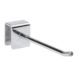 Shelf bracket 12mm curtain rod - Chrome - 10 pcs- Various lengths