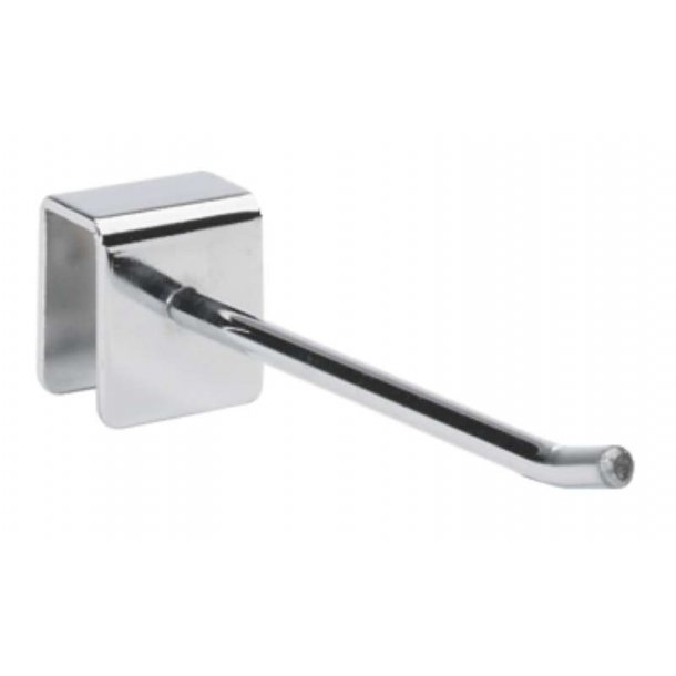 Shelf bracket 12mm curtain rod - Chrome - 10 pcs- Various lengths