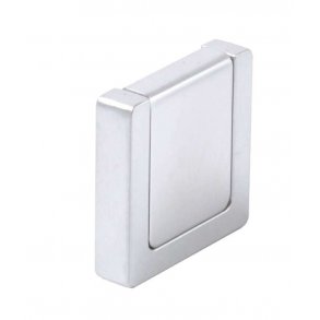 Väggfäste 4,5 x 4,5 cm med täcklock - för Superplug-systemet