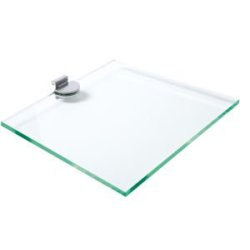 Glass shelf, 27 x 27 cm, Clear - 6 pcs