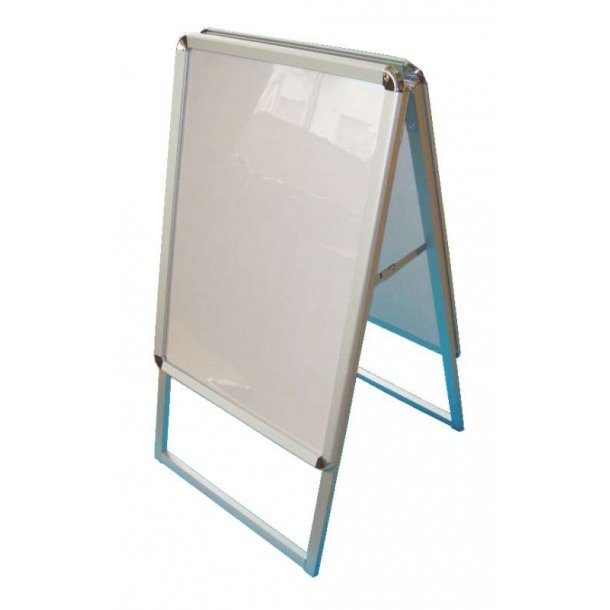 A-sign with two snap frames, Aluminum frame 