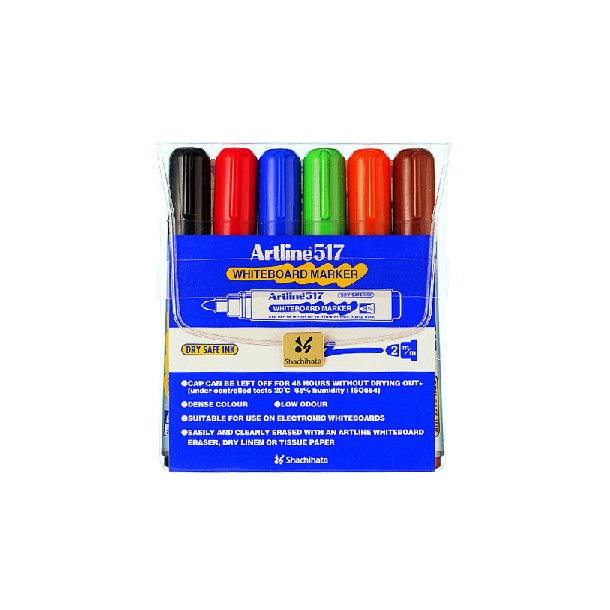 Whiteboard Marker Artline 517 6-st