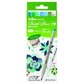 Artline Supreme Pensel Pen Botanisk (7)
