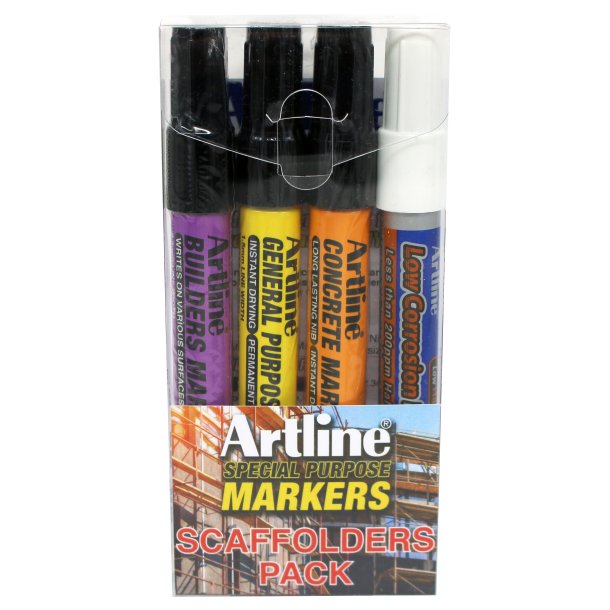 Artline Scaffolders Kit 4-pack