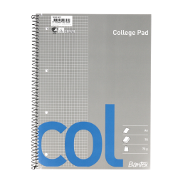 Col Kollegieblok A4 kvadreret 4H 70 ark 70g