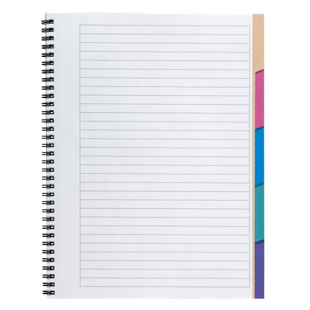 Bantex 5in1 Kollegieblok A4+ linjeret