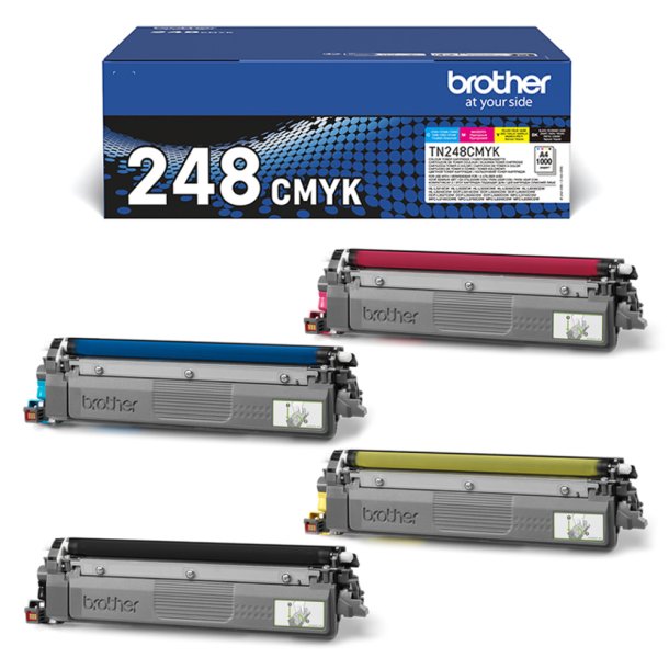 TN248VAL Value-pack CMYK, 1K each toner