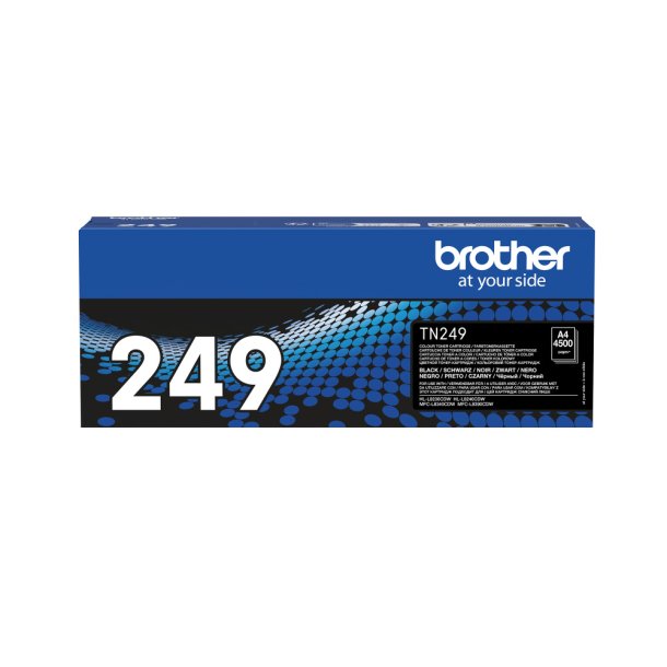 TN249BK Black toner cartridge super high yield, 4.5K