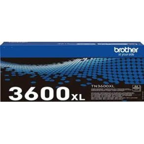 TN3600XL ligh yield toner black cartridge, 6,000 pages