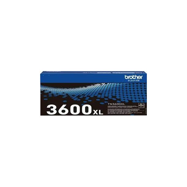 TN3600XL ligh yield toner black cartridge, 6,000 pages