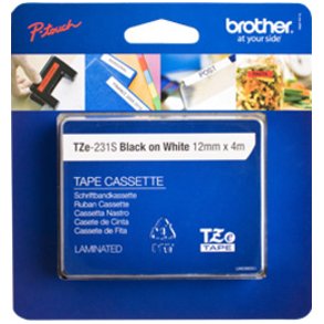 TZe tape 12mmx4m laminated 