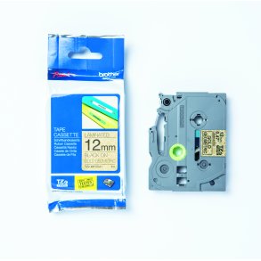 TZe-MPGG31 printer sort tekst p mnstret lamineret tape