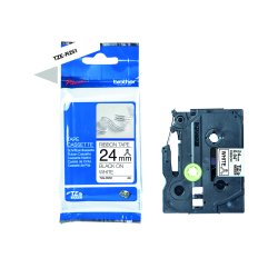 Brother TZe-R251 Black on white ribbon tape 24mm wide