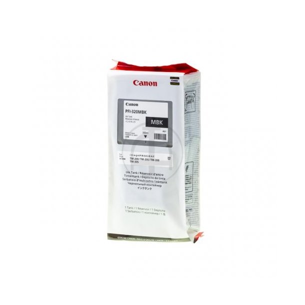 PFI-320MBK Mat black Printcartridge 300ml