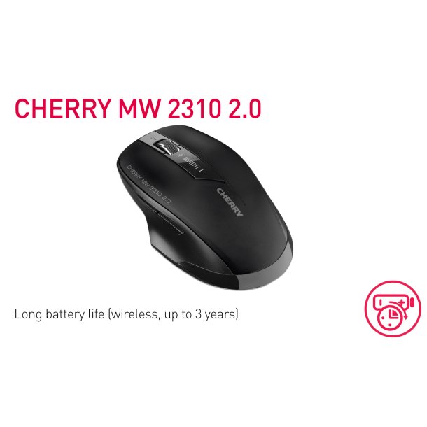 Cherry MW 2310 2.0 Wireless Mouse, Black