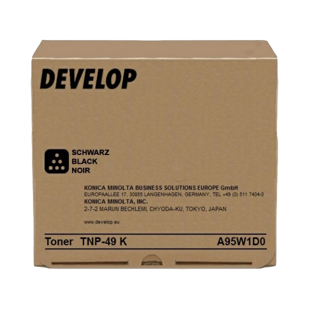 Develop TNP49K black toner 13K