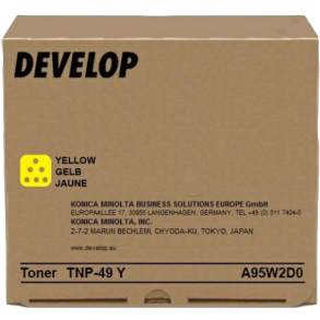 Develop TNP49Y yellow toner 12K