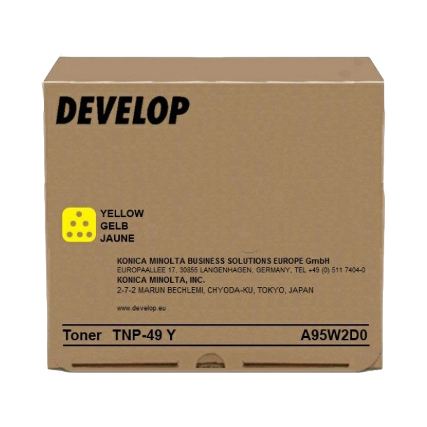 Develop TNP49Y yellow toner 12K