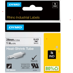 Tape Rhino 24 mm x 1.5m shrink tube bl/wh