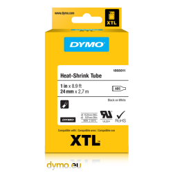 Tube XTL 24mmx2,7m heat-shrink sort p hvid