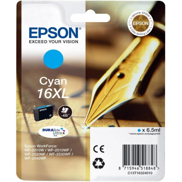 T1632 Cyan Ink Cartridge XL