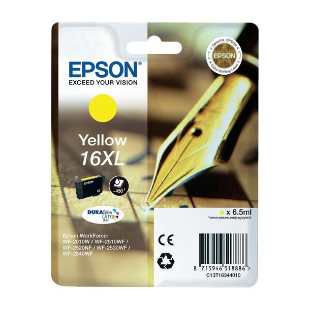 T1634 Yellow Ink Cartridge XL