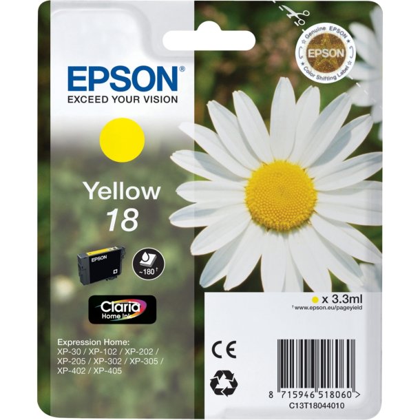 T1804 Yellow Ink Cartridge