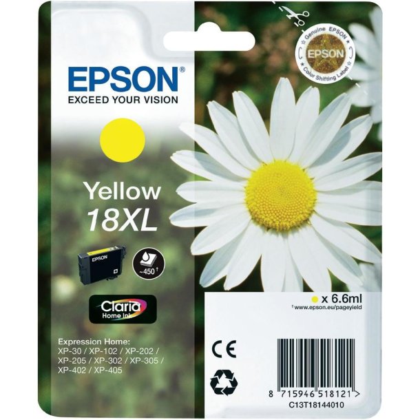 T1814 Yellow Ink Cartridge XL