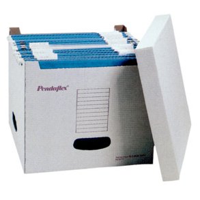 Opbevaringskasse t/hngemap A4 hvid (5)