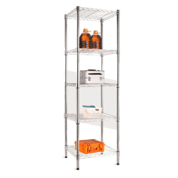 Wire shelving unit Wirefix 46x61x180 h cm