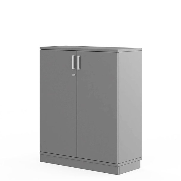 EP Xtra office cabinet 3 rooms (light gray)