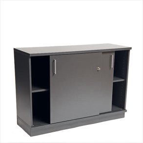 EP Xtra sliding door cabinet with 2x2 compartments (Anthracite)