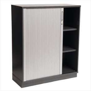 EP Xtra Jalousiskab with 3 compartments (Anthracite)