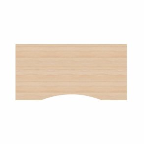 Table top with center arch - 80x160 cm (Anthracite)