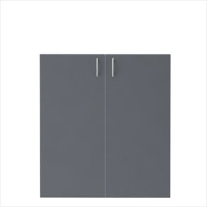 EPF ECO lock set without lock - Fits ALL EPF ECO shelves (Dark gray)